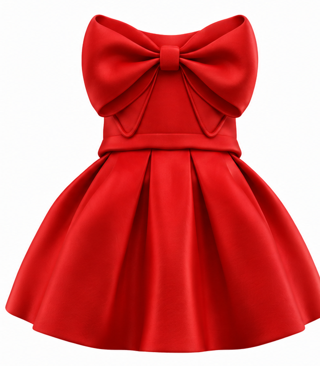 Bow Dress For Girls